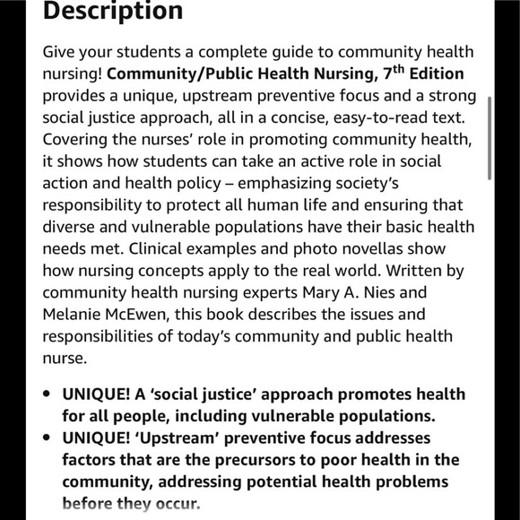 COMMUNITY/PUBLIC Health Nursing: Promoting The Health Of Populations- Edition 7 - Picture 4 of 4